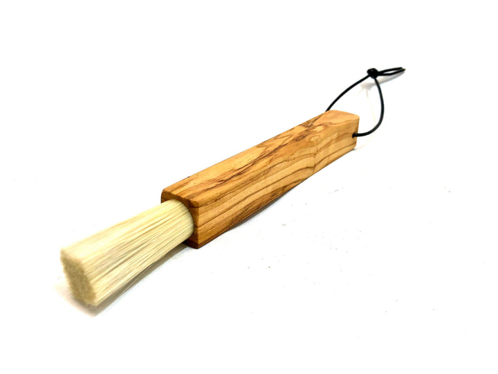 Pinsel für Siebträger Kaffeemaschinen aus Olivenholz