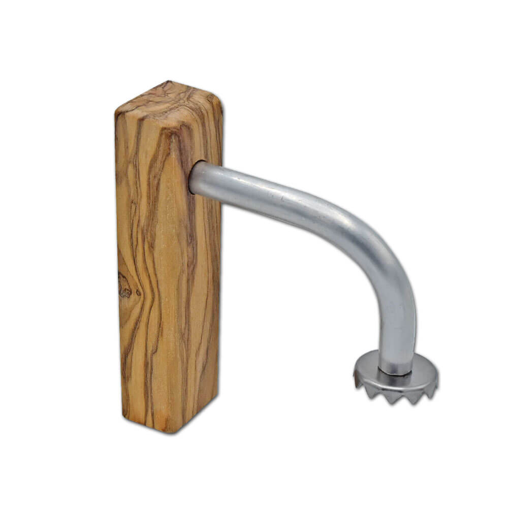 Seifenhalter aus Olivenholz mit Magnethalterung