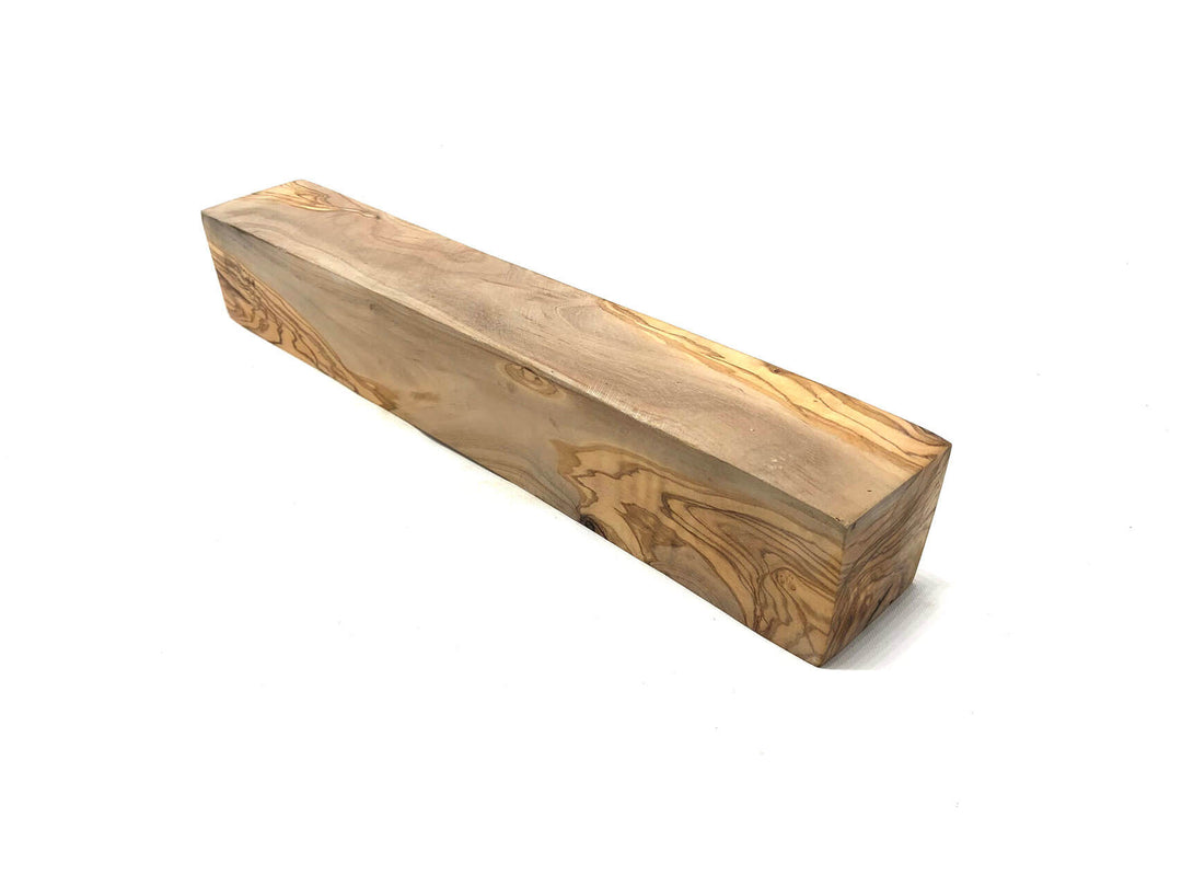 Kantholz aus Olivenholz zum Drechseln (50 x 50 x 300 mm)