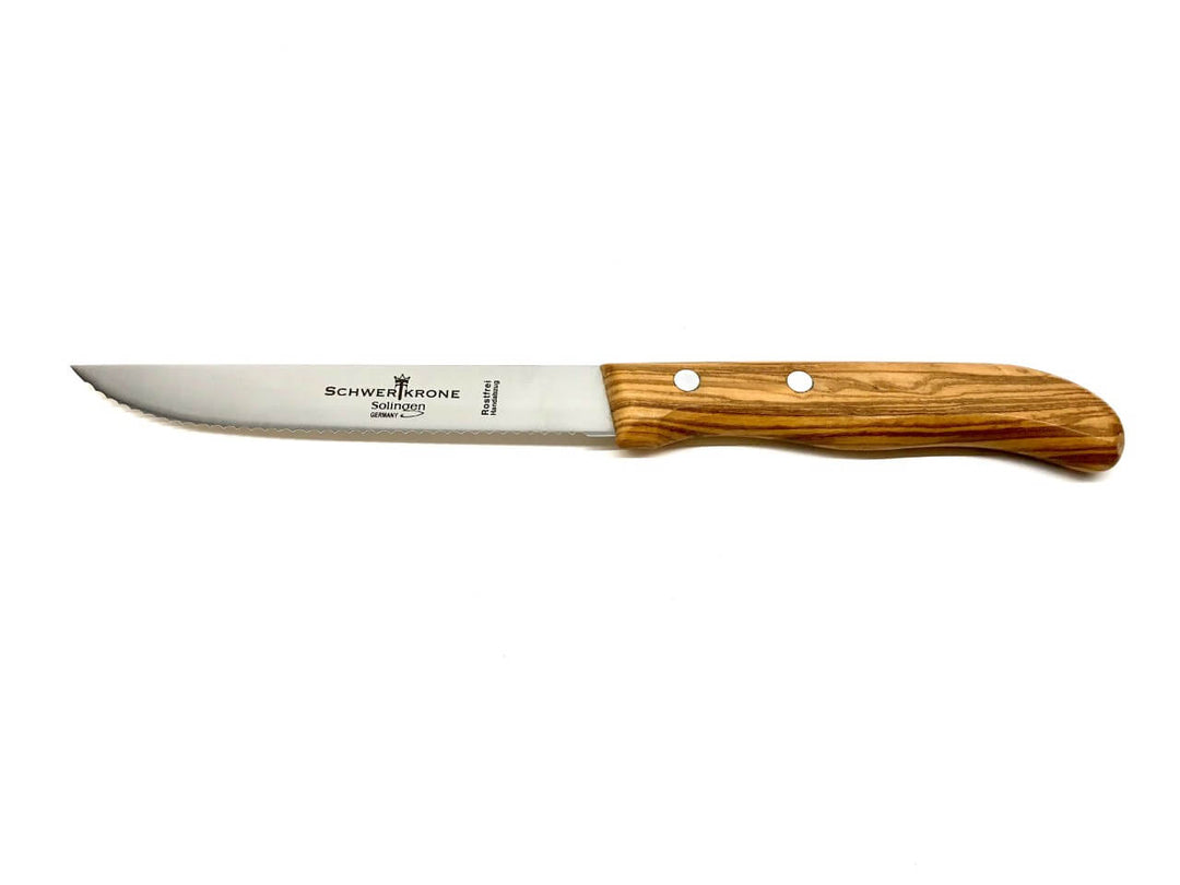 Gemüsemesser mit Griff aus Olivenholz