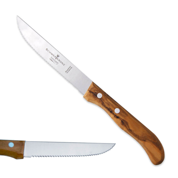 Gemüsemesser mit Griff aus Olivenholz