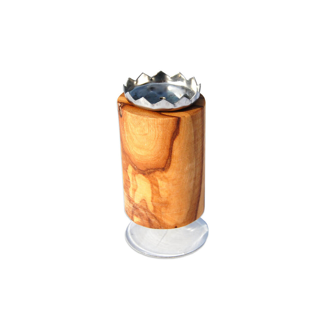 Magnetischer Seifenhalter aus Olivenholz mit Saugnapf