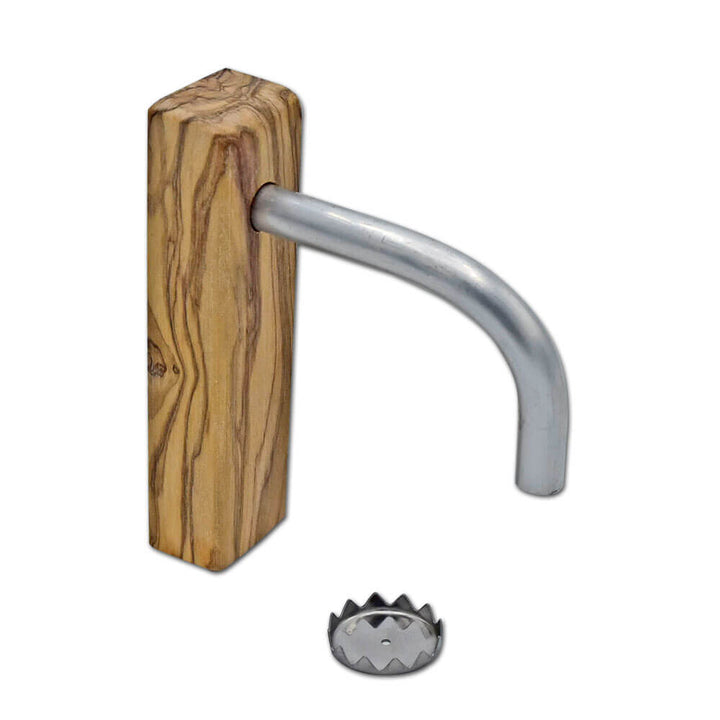 Seifenhalter aus Olivenholz mit Magnethalterung