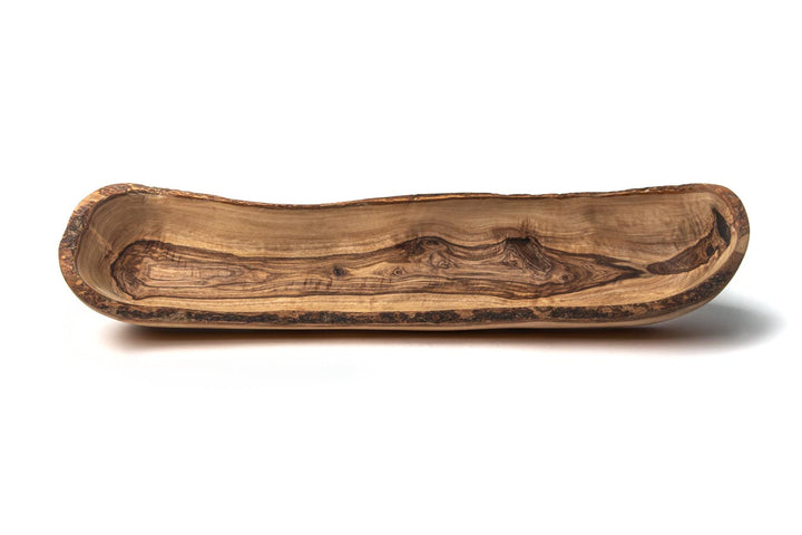 Brotschale aus Olivenholz in Naturform