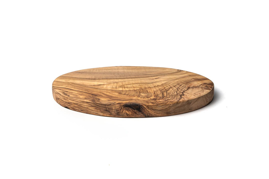Frühstücksbrett oval aus Olivenholz