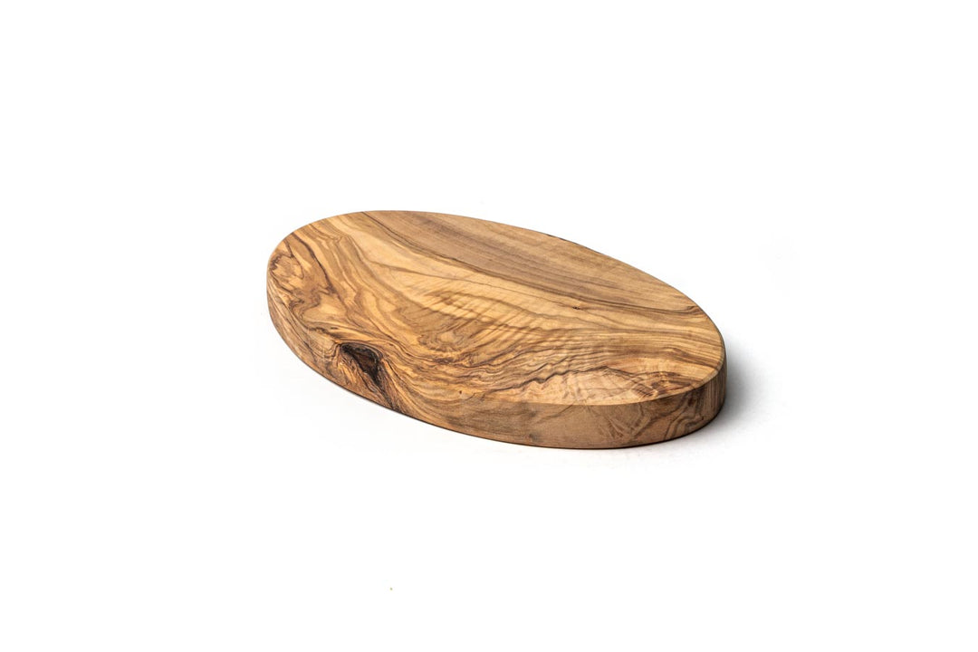 Frühstücksbrett oval aus Olivenholz