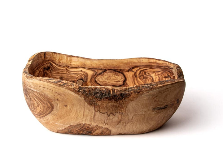 Obstschale aus Olivenholz